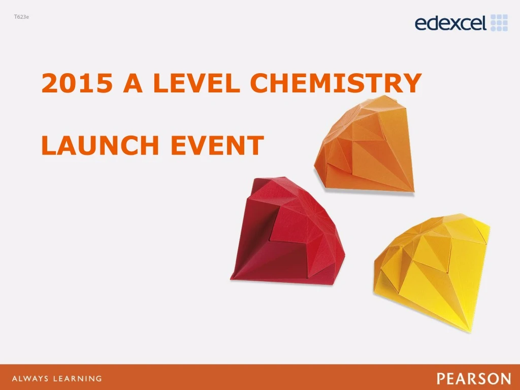 2015 a level chemistry launch event
