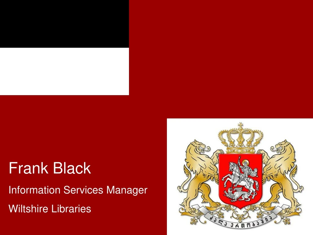 frank black information services manager