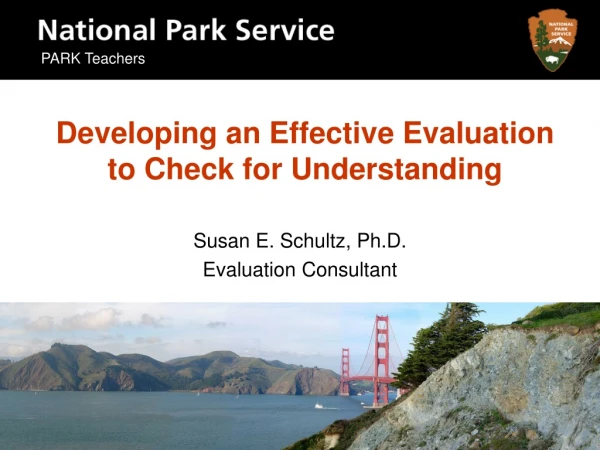 Developing an Effective Evaluation to Check for Understanding