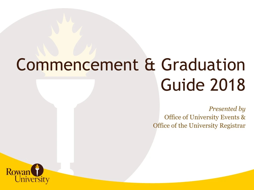 commencement graduation guide 2018