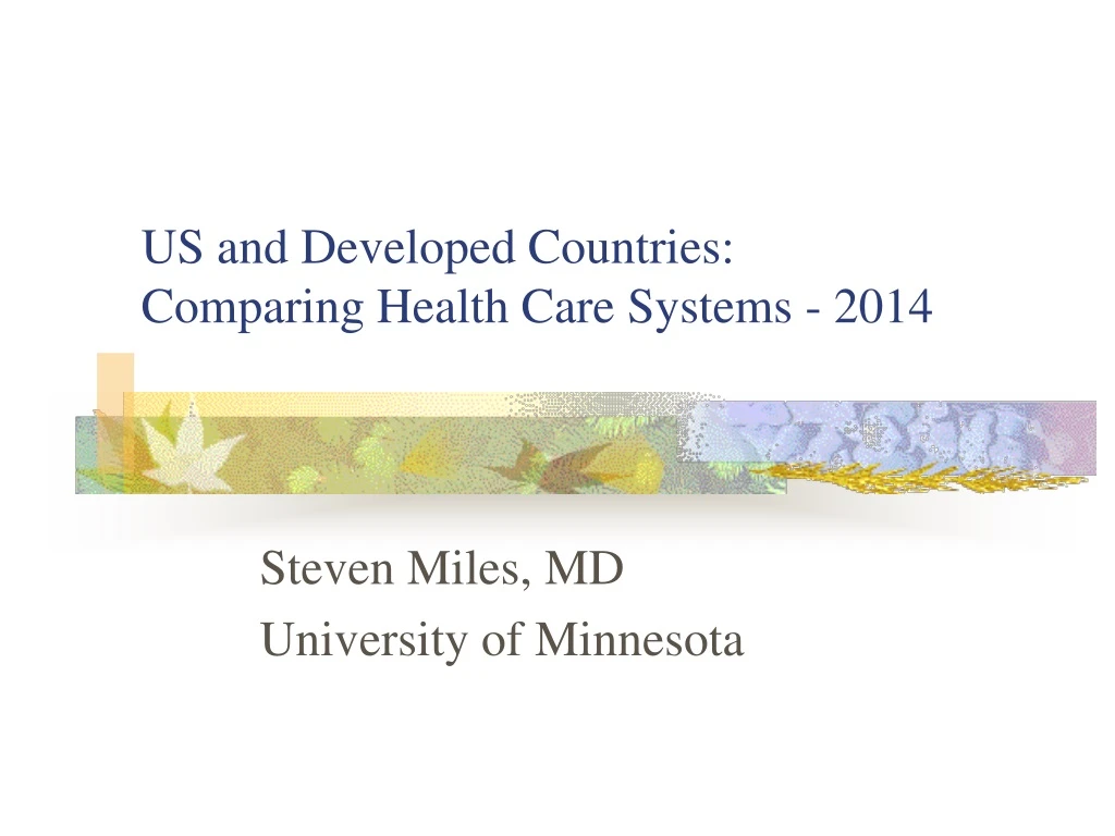 us and developed countries comparing health care systems 2014
