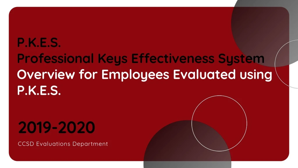 p k e s professional keys effectiveness system