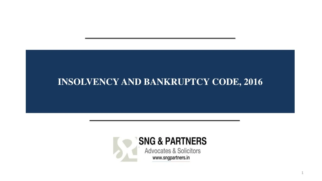 insolvency and bankruptcy code 2016