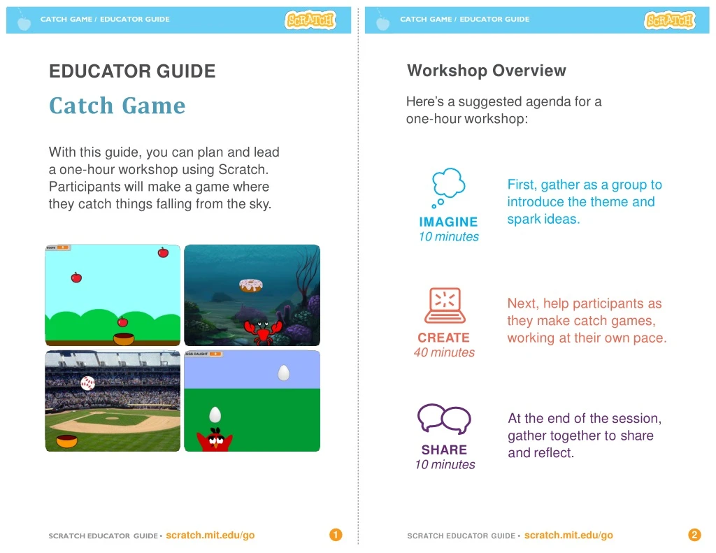 catch game educator guide