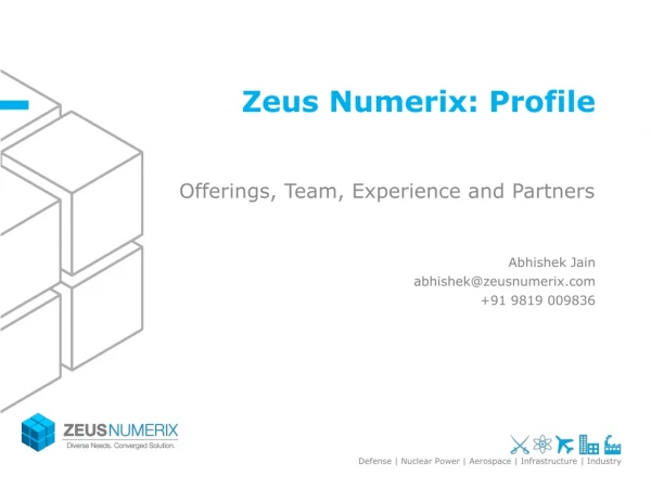 Zeus Numerix: Profile