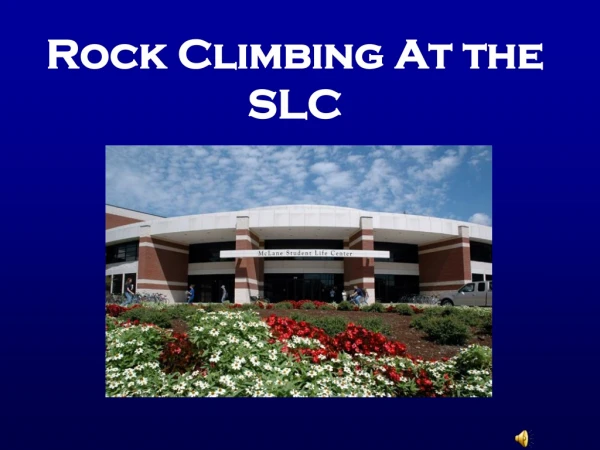 Rock Climbing At the SLC