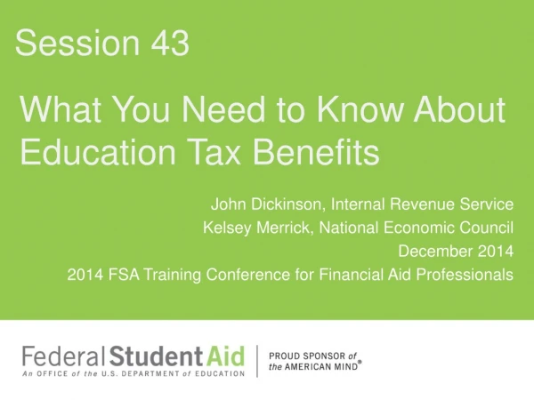What You Need to Know About Education Tax Benefits