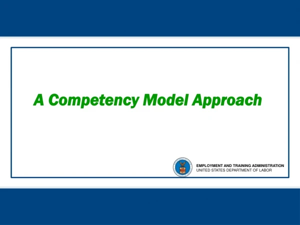 A Competency Model Approach