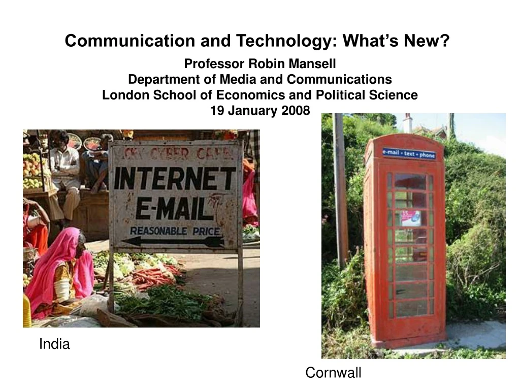 communication and technology what s new