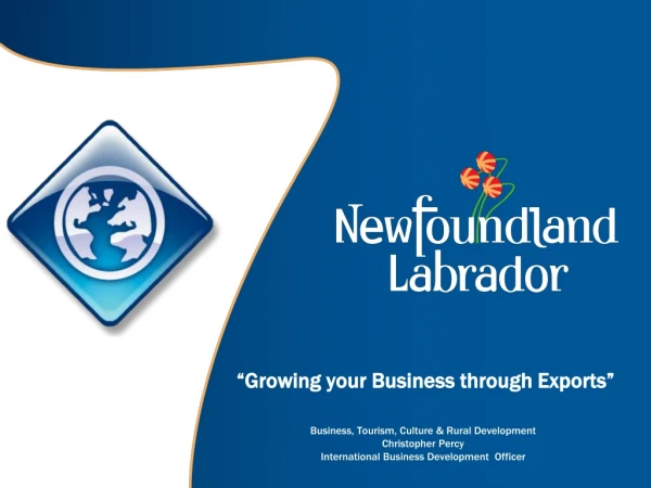 “Growing your Business through Exports”
