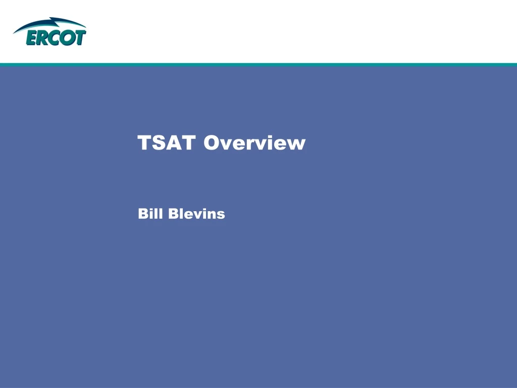 tsat overview