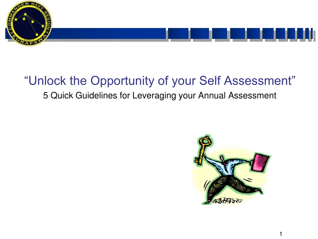 unlock the opportunity of your self assessment