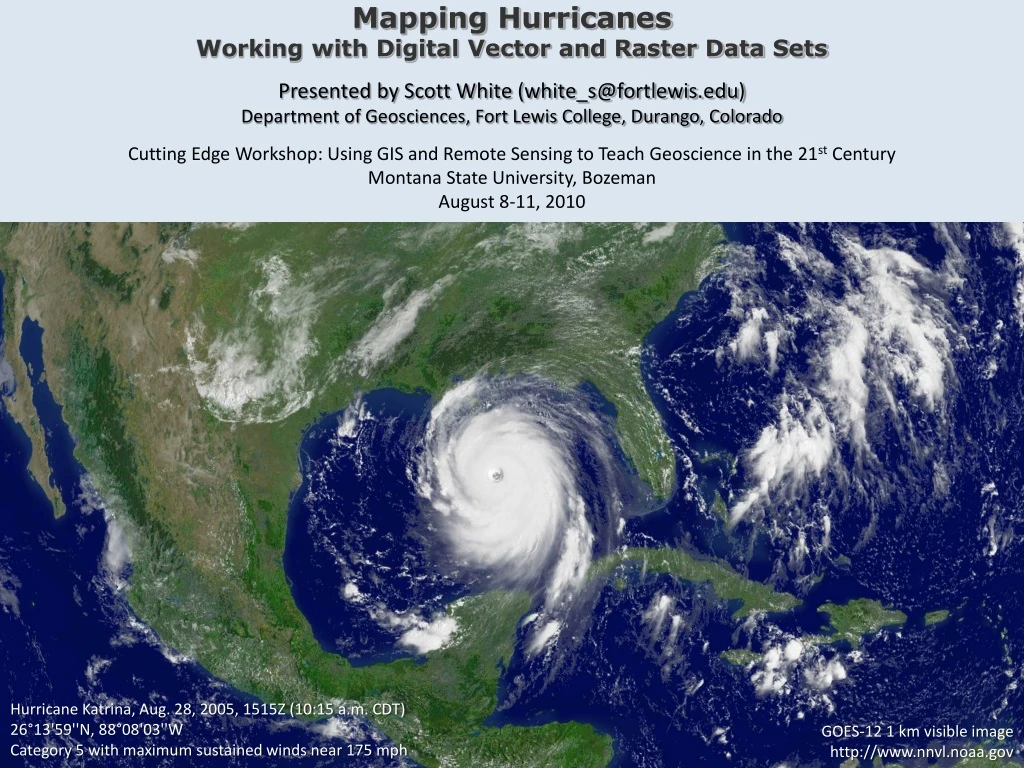 mapping hurricanes working with digital vector