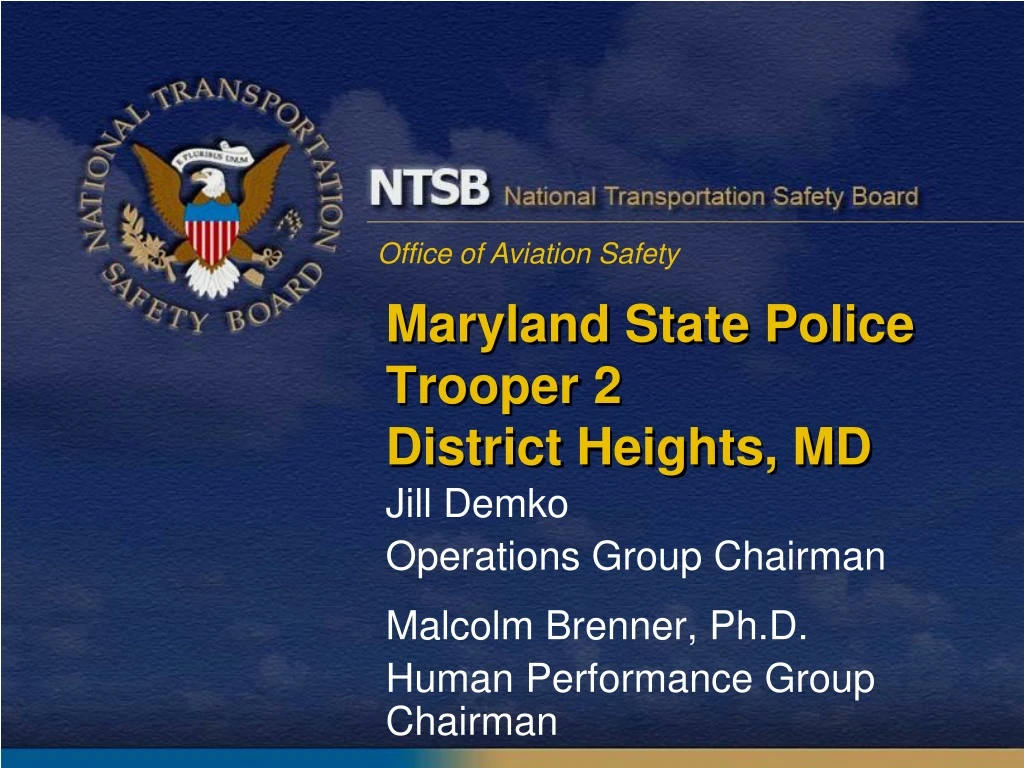 maryland state police trooper 2 district heights md