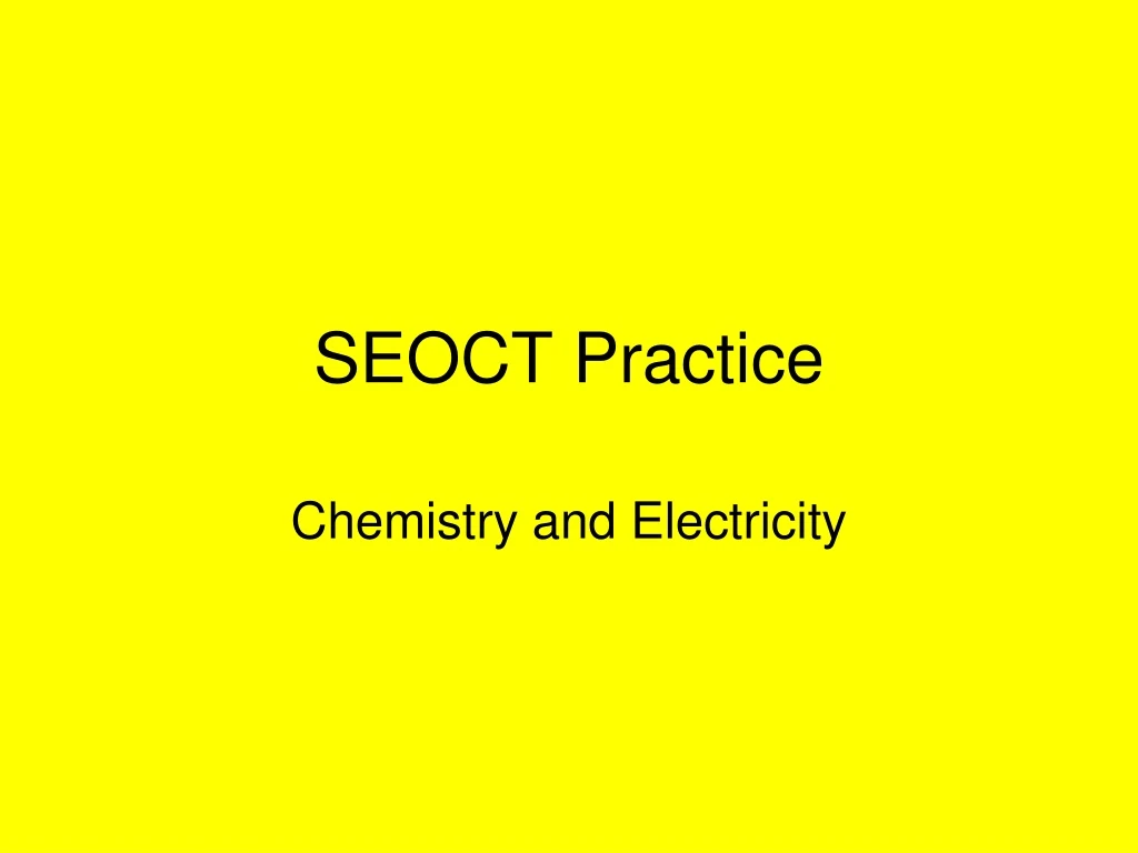 seoct practice