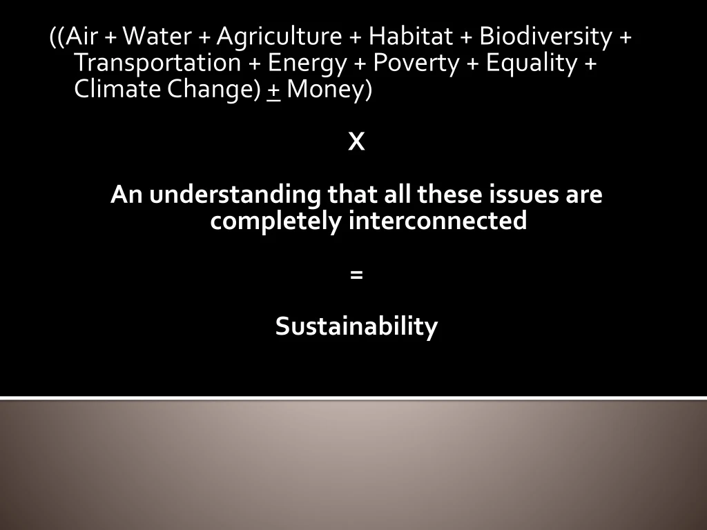 air water agriculture habitat biodiversity