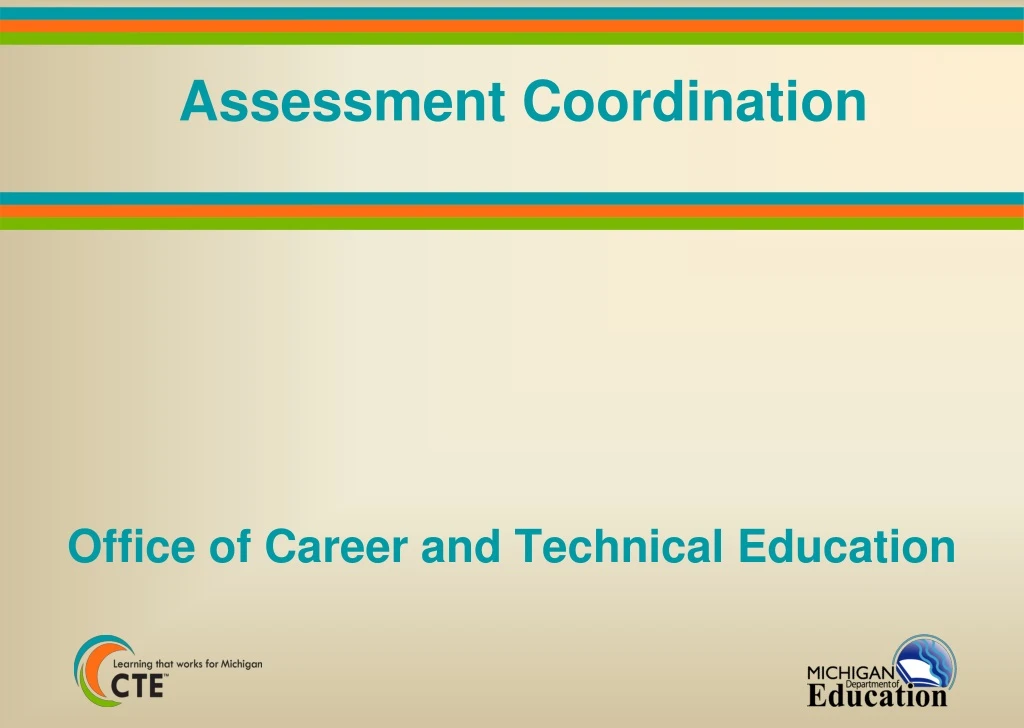 assessment coordination