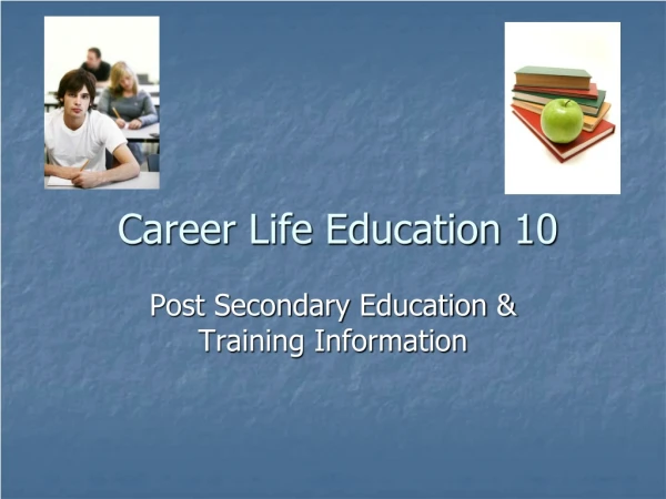 Career Life Education 10