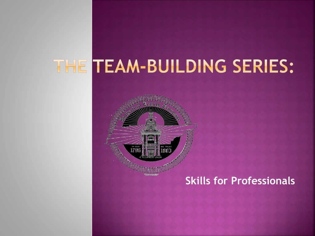 the team building series