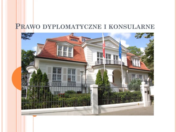 Prawo dyplomatyczne i konsularne