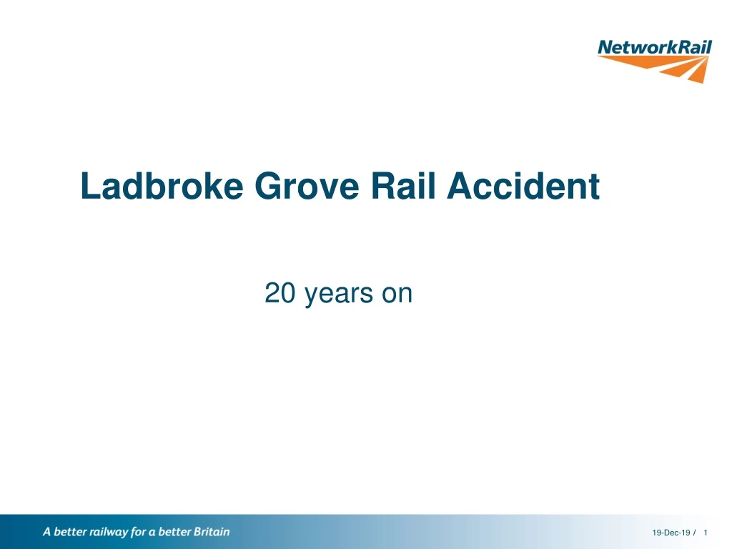 ladbroke grove rail accident