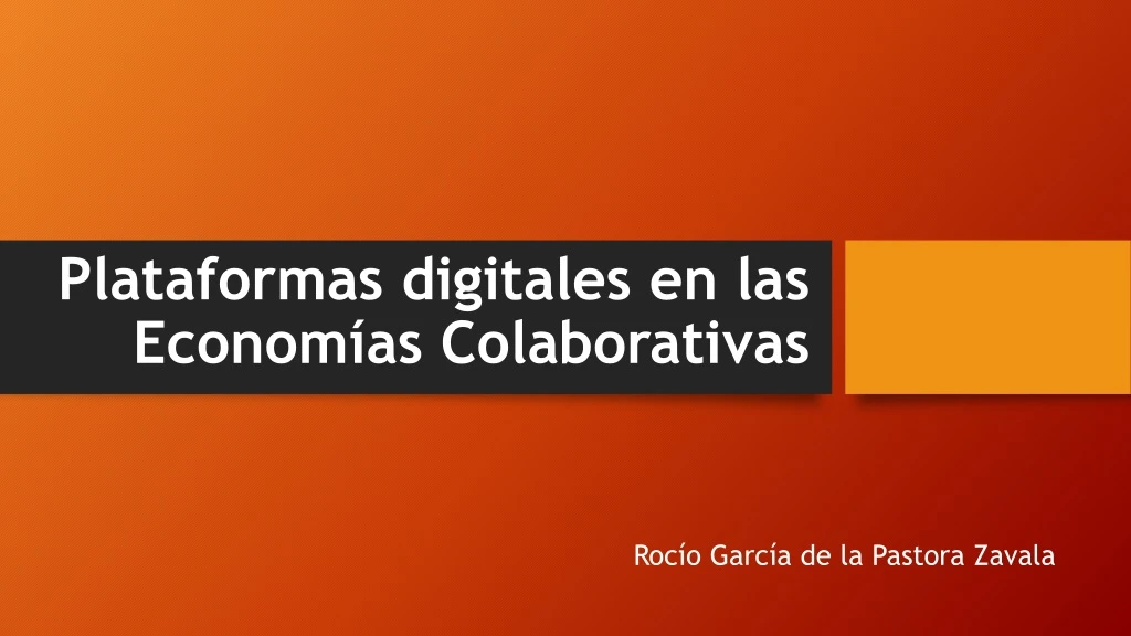 plataformas digitales en las econom as colaborativas