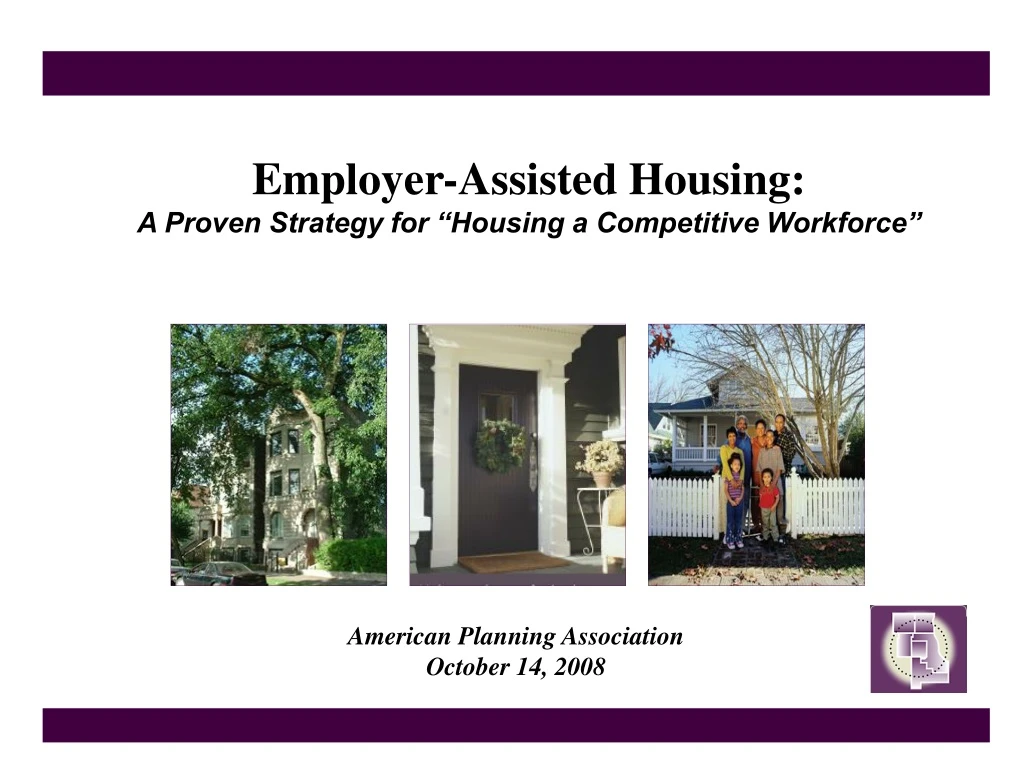 employer assisted housing a proven strategy