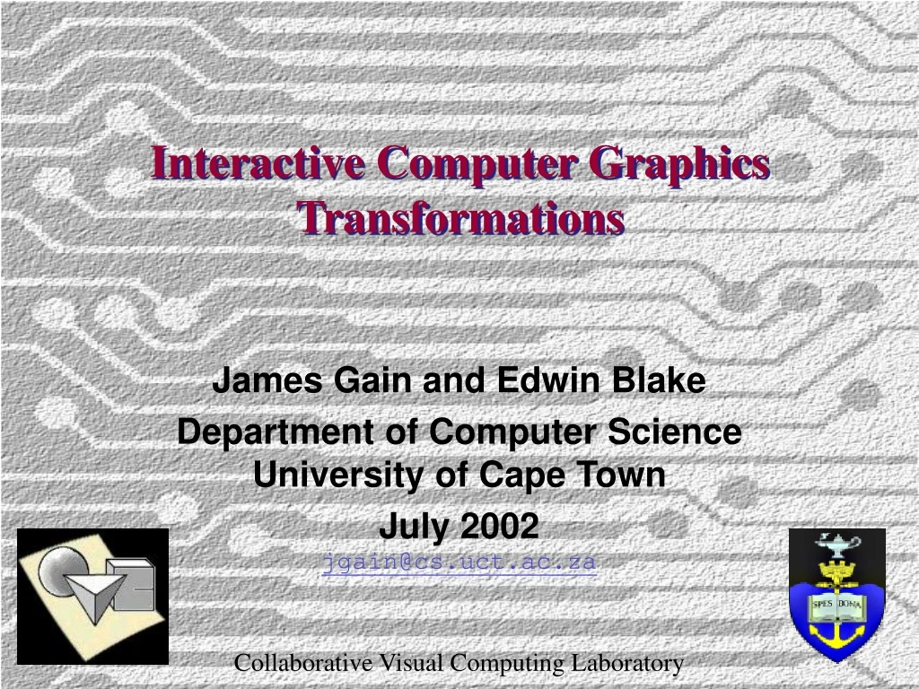 interactive computer graphics transformations