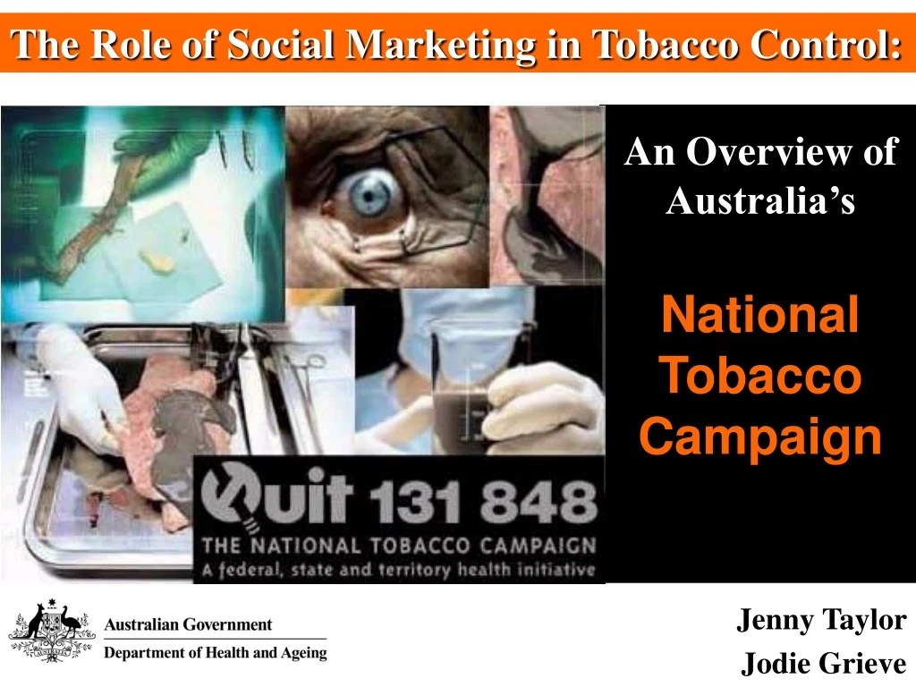 the role of social marketing in tobacco control
