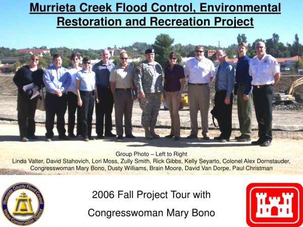 Murrieta Creek Flood Control, Environmental  Restoration and Recreation Project