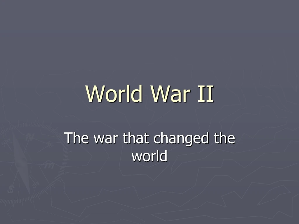 world war ii