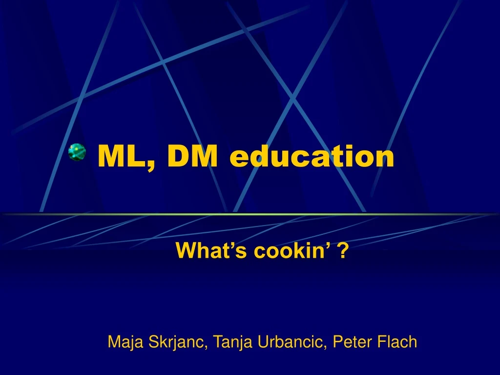 ml dm education