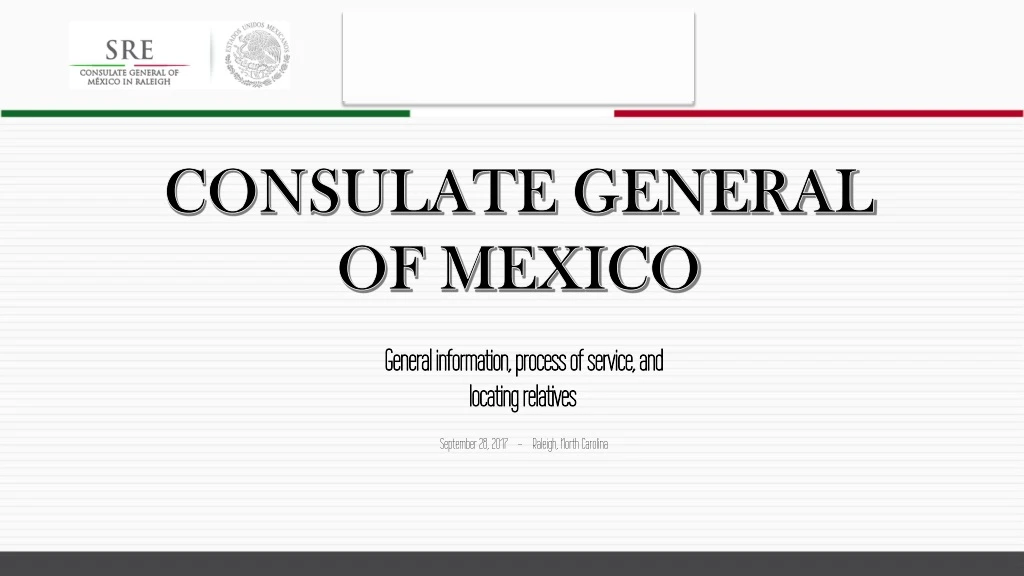 consulate general of mexico