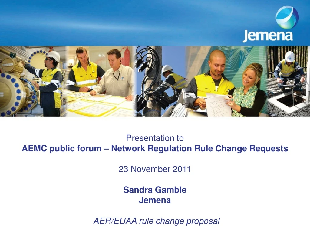 presentation to aemc public forum network