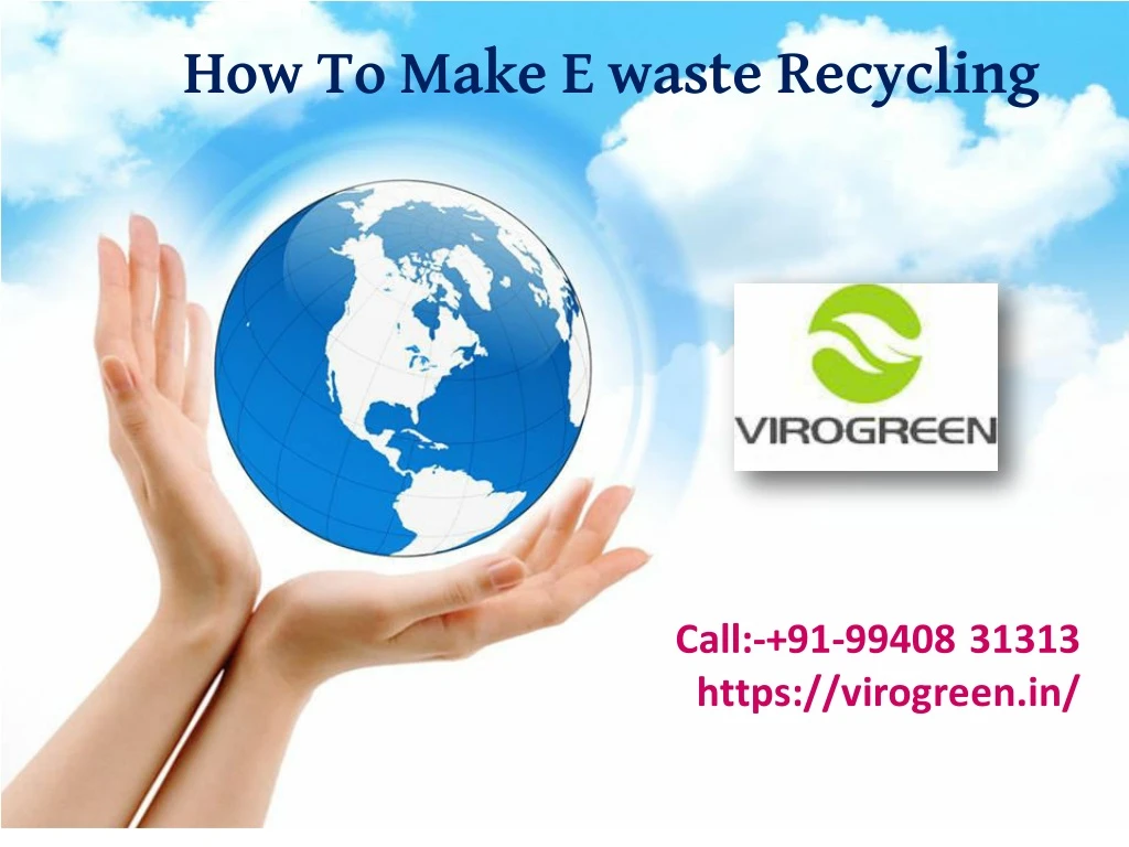 how to make e waste recycling