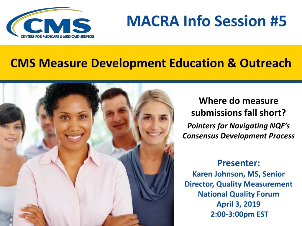 cms measure development education outreach