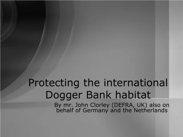 Protecting the international Dogger Bank habitat