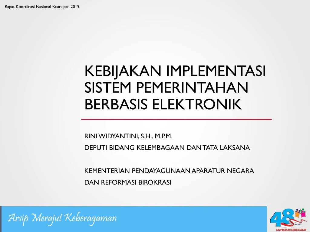 kebijakan implementasi sistem pemerintahan berbasis elektronik