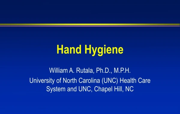 Hand Hygiene