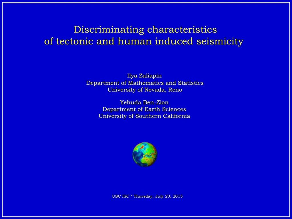 discriminating characteristics of tectonic