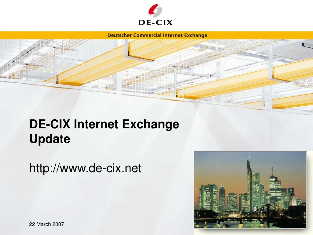 de cix internet exchange update http