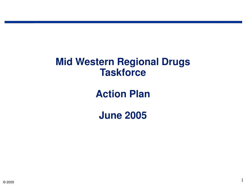 mid western regional drugs taskforce action plan