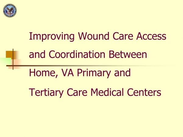 VISN 11 Wound Care Teleconsultation Program  Julie Lowery, PhD and  Leah Gillon, MSW