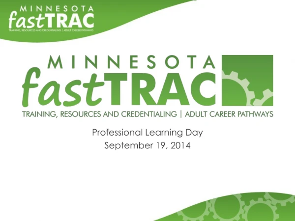 Professional Learning Day September 19, 2014