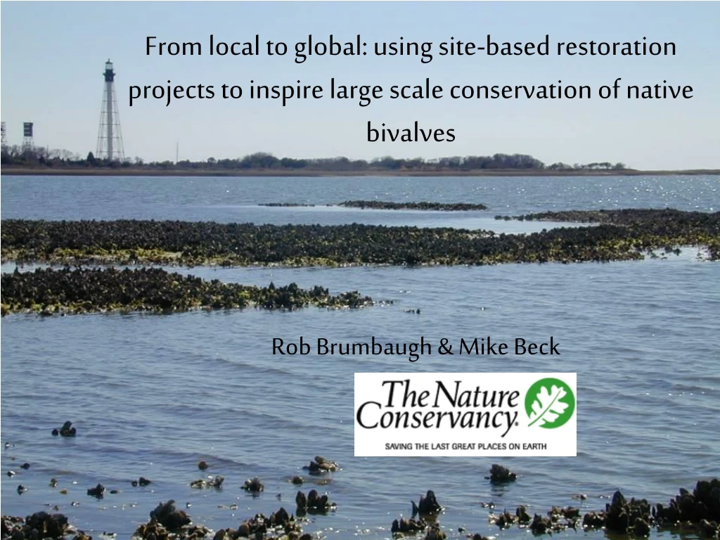 from local to global using site based restoration