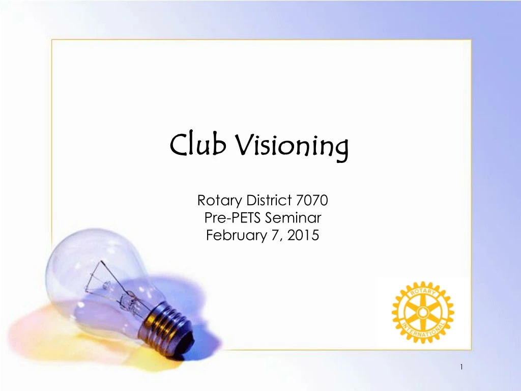 club visioning