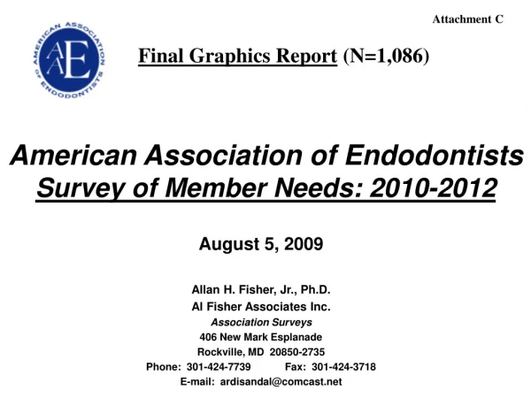 American Association of Endodontists Survey of Member Needs: 2010-2012