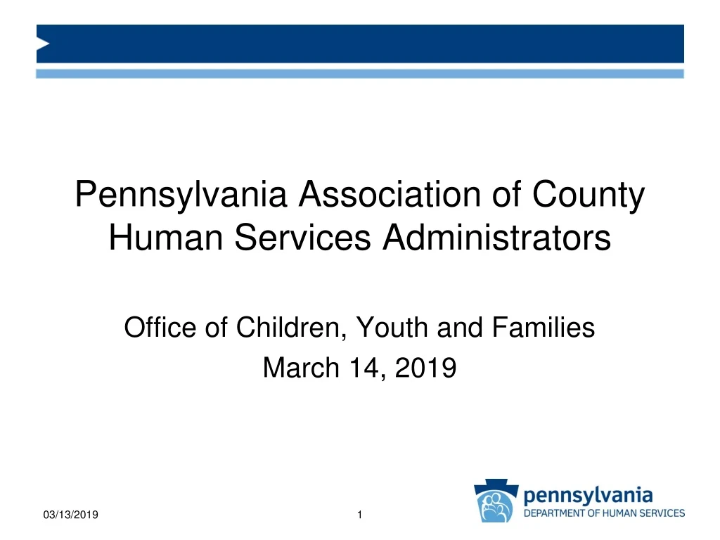 pennsylvania association of county human services administrators