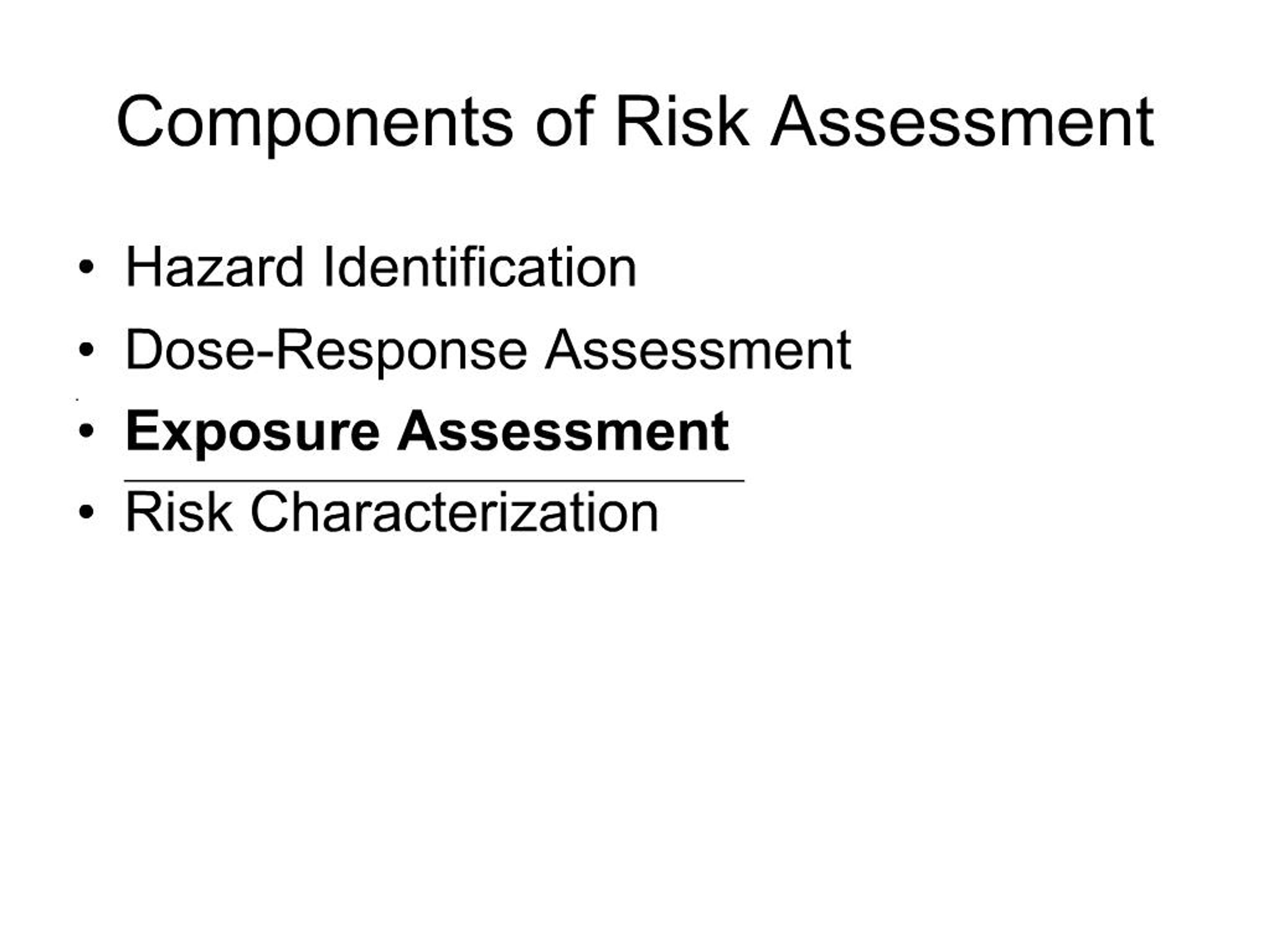 PPT - Components of Risk Assessment PowerPoint Presentation, free ...