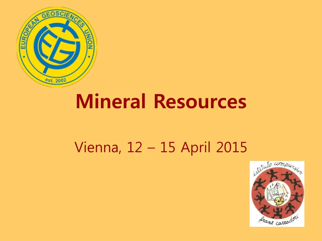 mineral resources